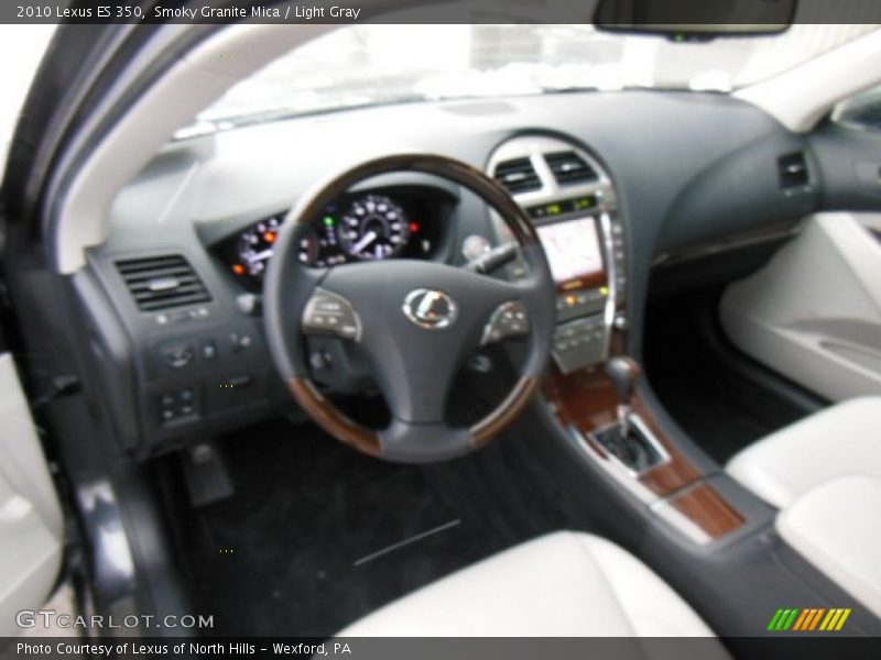 Smoky Granite Mica / Light Gray 2010 Lexus ES 350