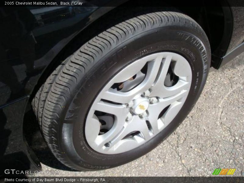 Black / Gray 2005 Chevrolet Malibu Sedan