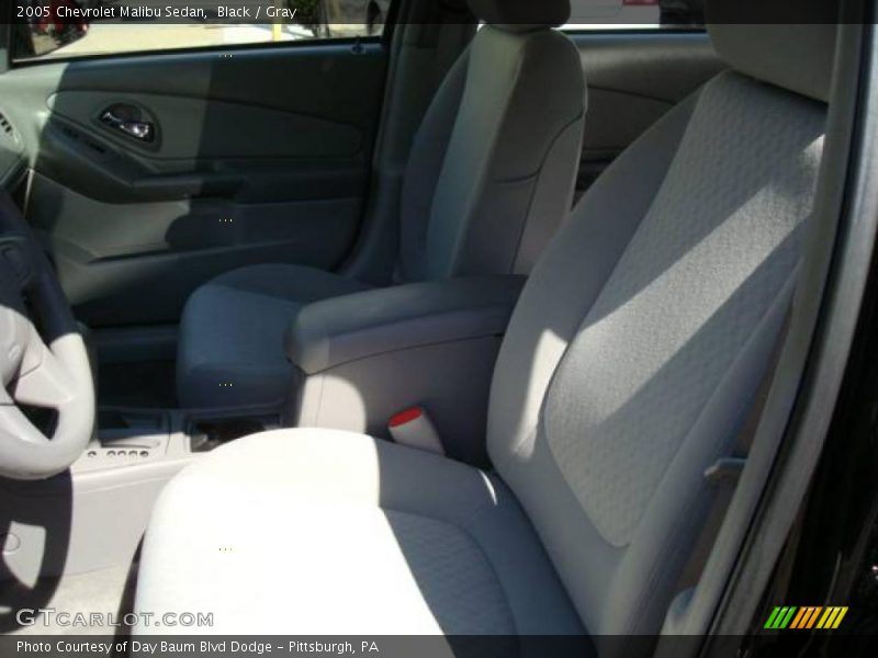 Black / Gray 2005 Chevrolet Malibu Sedan