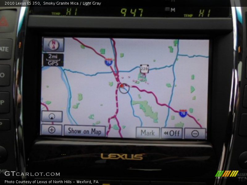 Smoky Granite Mica / Light Gray 2010 Lexus ES 350