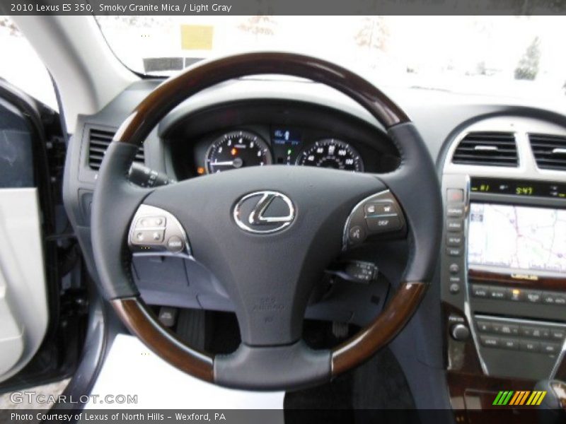 Smoky Granite Mica / Light Gray 2010 Lexus ES 350