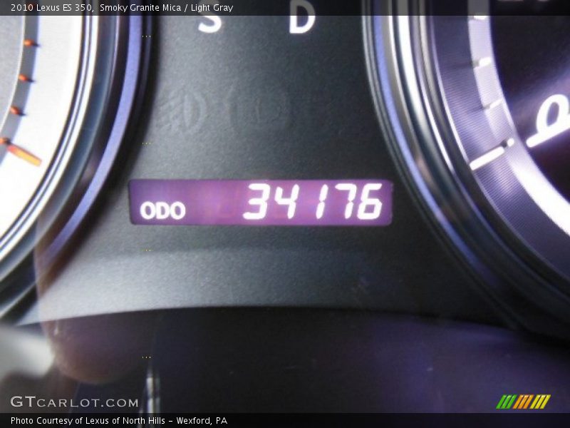Smoky Granite Mica / Light Gray 2010 Lexus ES 350