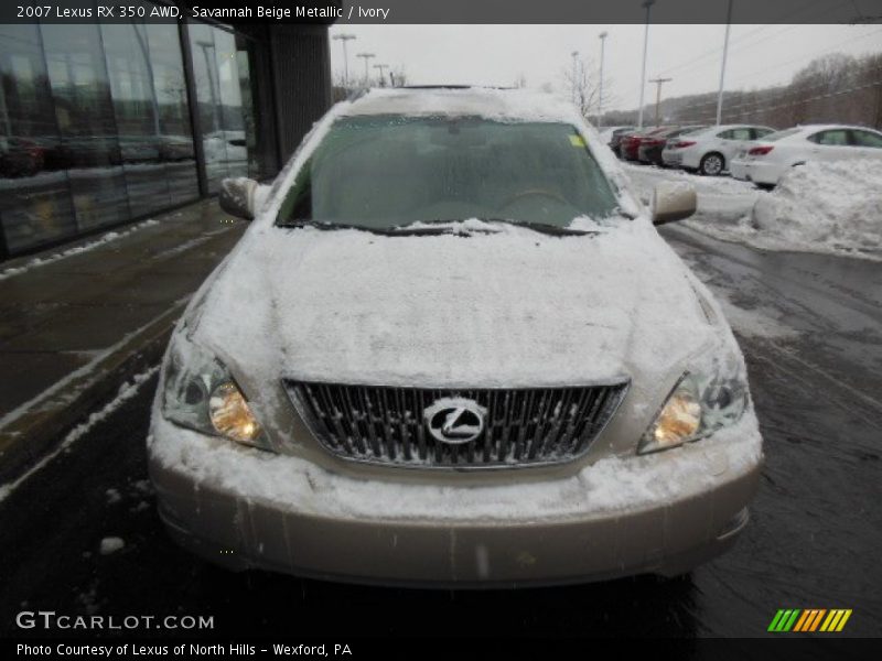 Savannah Beige Metallic / Ivory 2007 Lexus RX 350 AWD