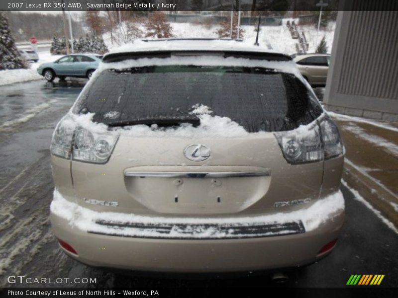 Savannah Beige Metallic / Ivory 2007 Lexus RX 350 AWD