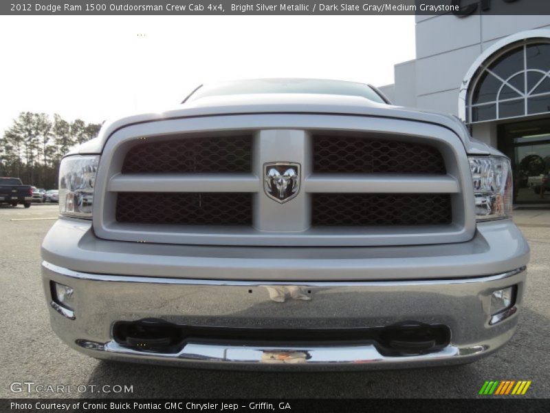 Bright Silver Metallic / Dark Slate Gray/Medium Graystone 2012 Dodge Ram 1500 Outdoorsman Crew Cab 4x4