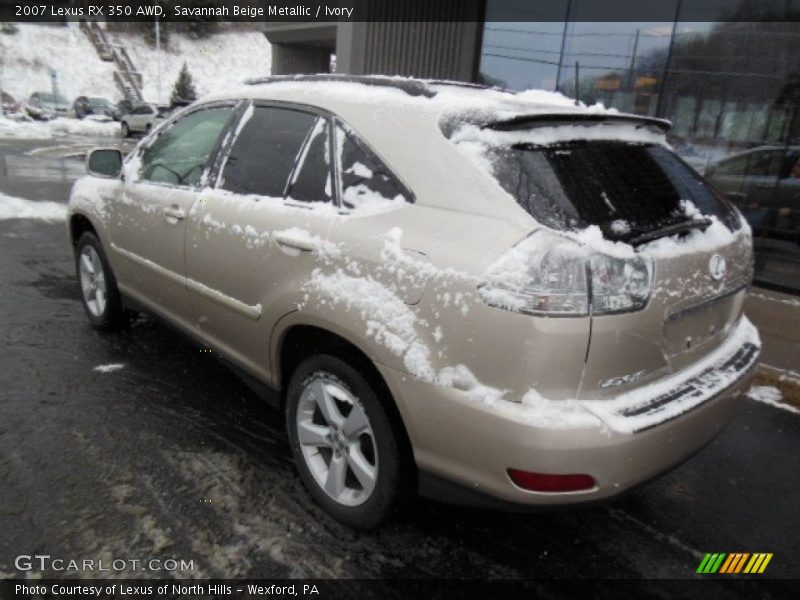 Savannah Beige Metallic / Ivory 2007 Lexus RX 350 AWD