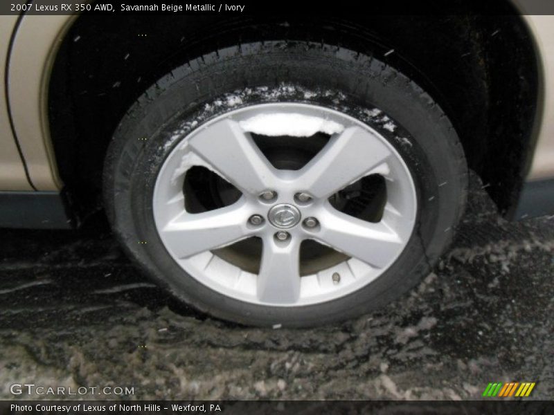 Savannah Beige Metallic / Ivory 2007 Lexus RX 350 AWD