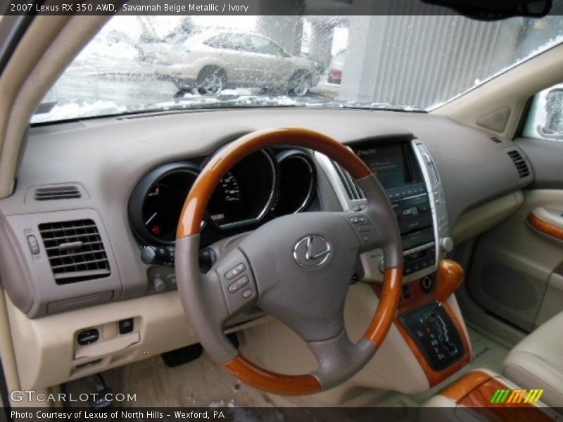 Savannah Beige Metallic / Ivory 2007 Lexus RX 350 AWD