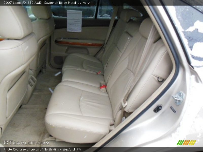 Savannah Beige Metallic / Ivory 2007 Lexus RX 350 AWD