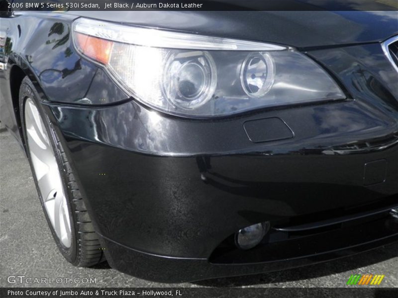 Jet Black / Auburn Dakota Leather 2006 BMW 5 Series 530i Sedan