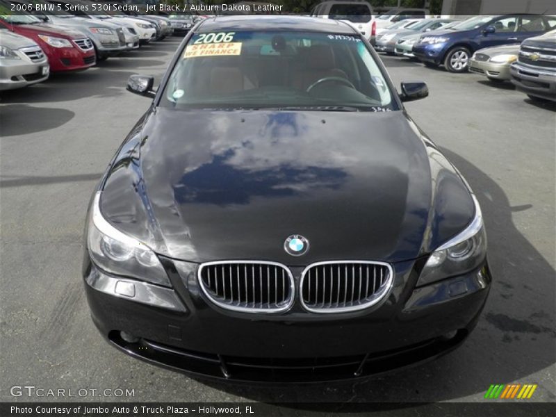 Jet Black / Auburn Dakota Leather 2006 BMW 5 Series 530i Sedan