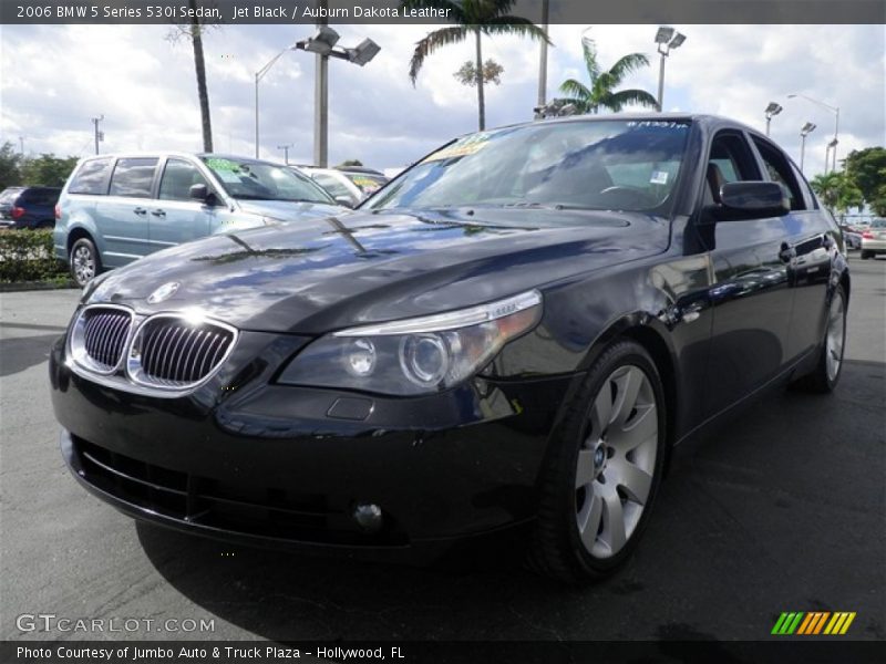 Jet Black / Auburn Dakota Leather 2006 BMW 5 Series 530i Sedan