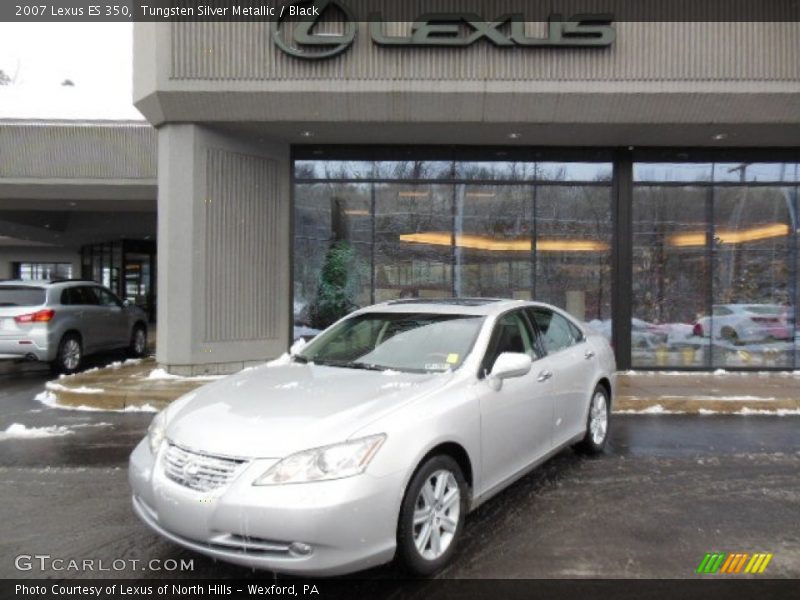 Tungsten Silver Metallic / Black 2007 Lexus ES 350