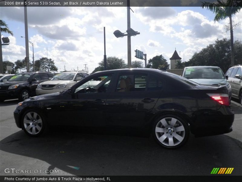 Jet Black / Auburn Dakota Leather 2006 BMW 5 Series 530i Sedan