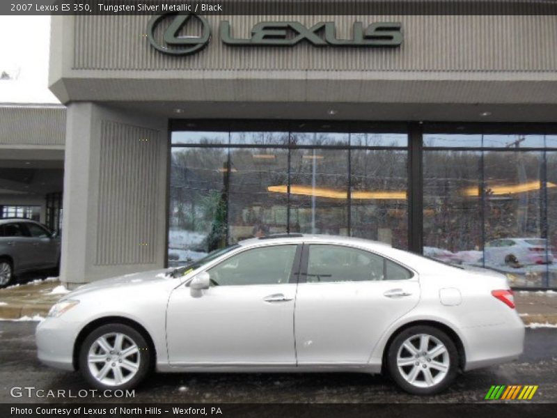 Tungsten Silver Metallic / Black 2007 Lexus ES 350