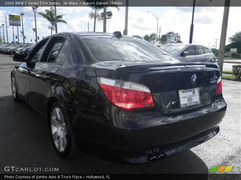 Jet Black / Auburn Dakota Leather 2006 BMW 5 Series 530i Sedan