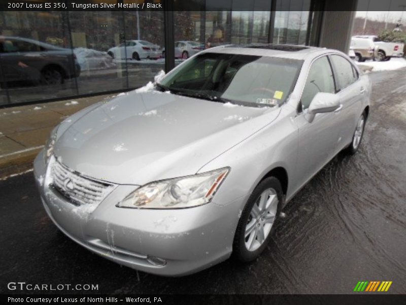 Tungsten Silver Metallic / Black 2007 Lexus ES 350