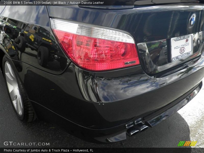 Jet Black / Auburn Dakota Leather 2006 BMW 5 Series 530i Sedan