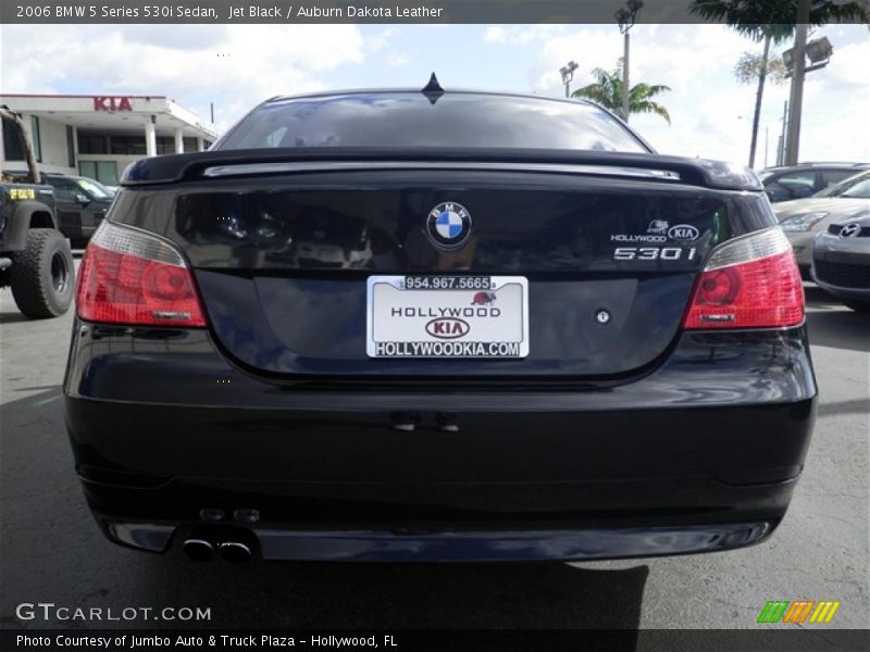 Jet Black / Auburn Dakota Leather 2006 BMW 5 Series 530i Sedan