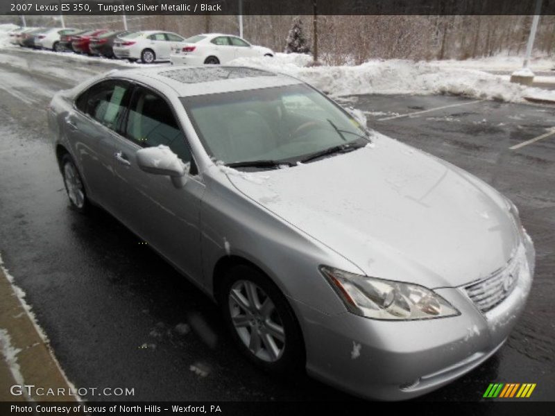 Tungsten Silver Metallic / Black 2007 Lexus ES 350