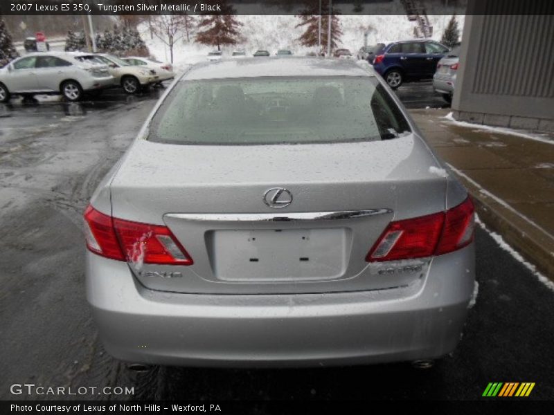 Tungsten Silver Metallic / Black 2007 Lexus ES 350