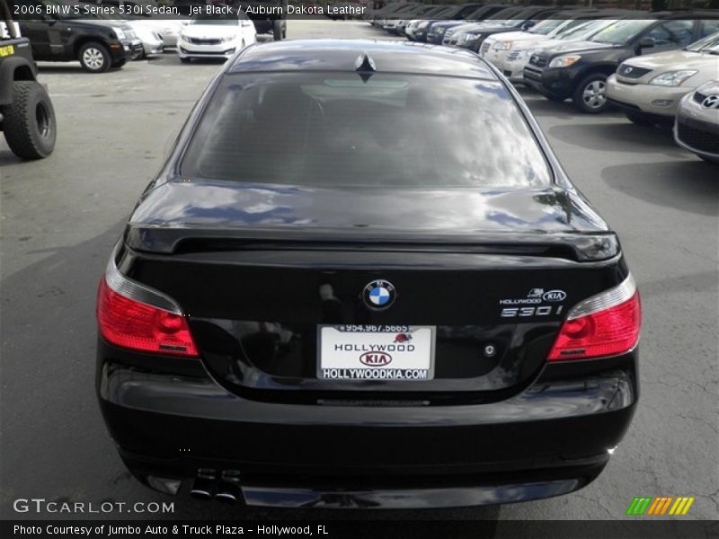 Jet Black / Auburn Dakota Leather 2006 BMW 5 Series 530i Sedan