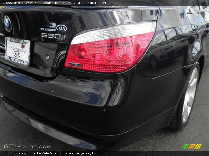 Jet Black / Auburn Dakota Leather 2006 BMW 5 Series 530i Sedan