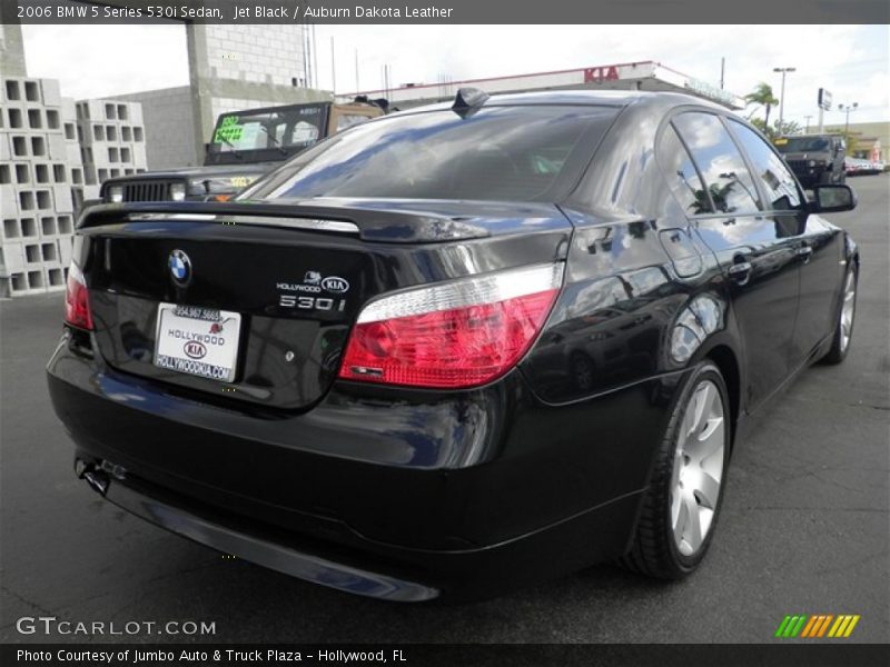 Jet Black / Auburn Dakota Leather 2006 BMW 5 Series 530i Sedan