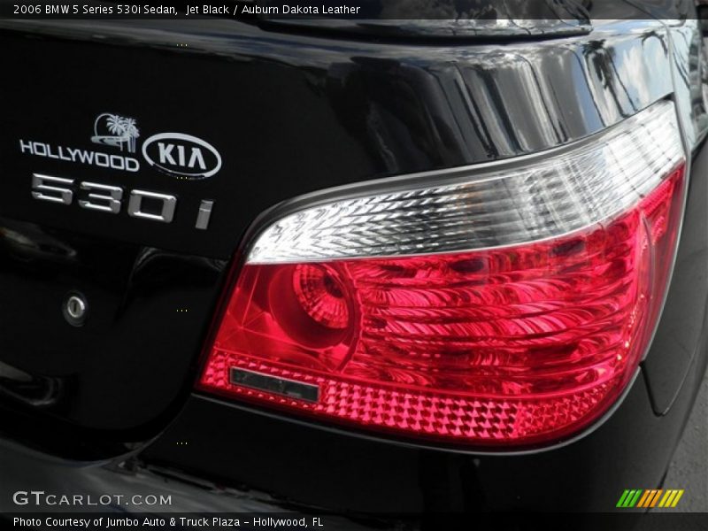 Jet Black / Auburn Dakota Leather 2006 BMW 5 Series 530i Sedan
