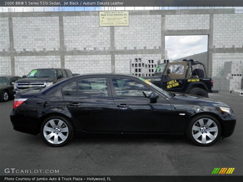 Jet Black / Auburn Dakota Leather 2006 BMW 5 Series 530i Sedan