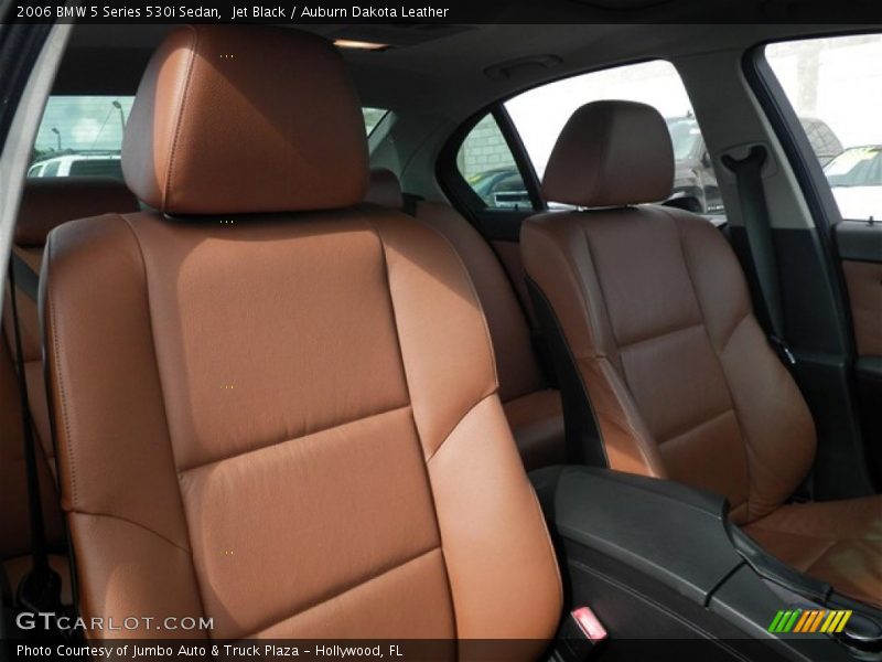 Jet Black / Auburn Dakota Leather 2006 BMW 5 Series 530i Sedan