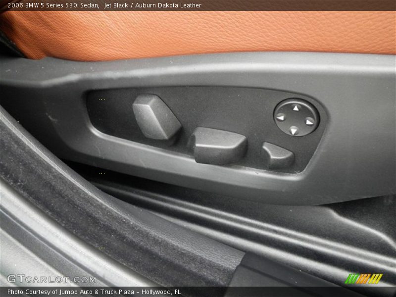Jet Black / Auburn Dakota Leather 2006 BMW 5 Series 530i Sedan