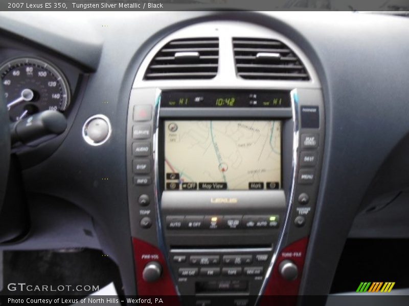 Tungsten Silver Metallic / Black 2007 Lexus ES 350