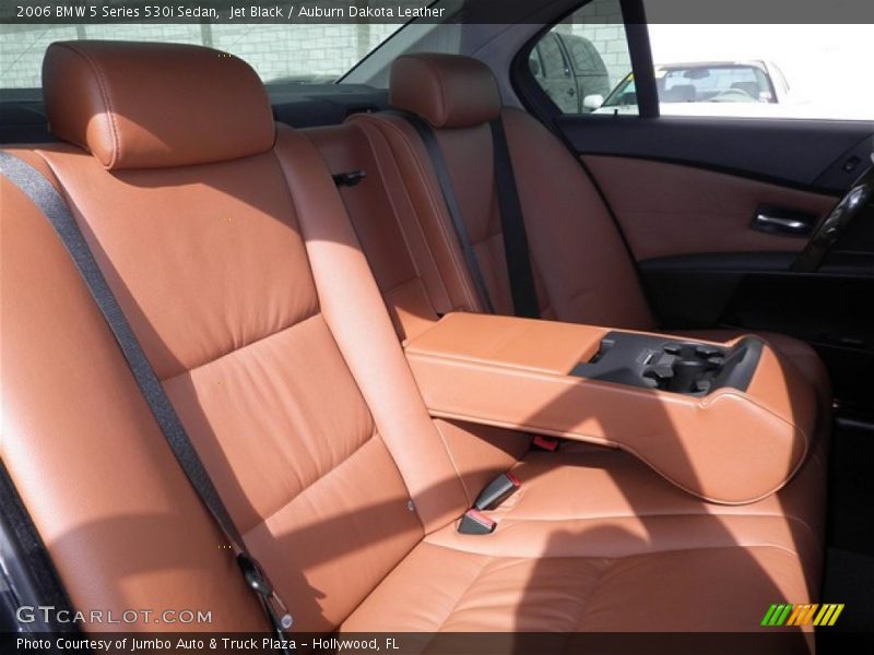 Jet Black / Auburn Dakota Leather 2006 BMW 5 Series 530i Sedan