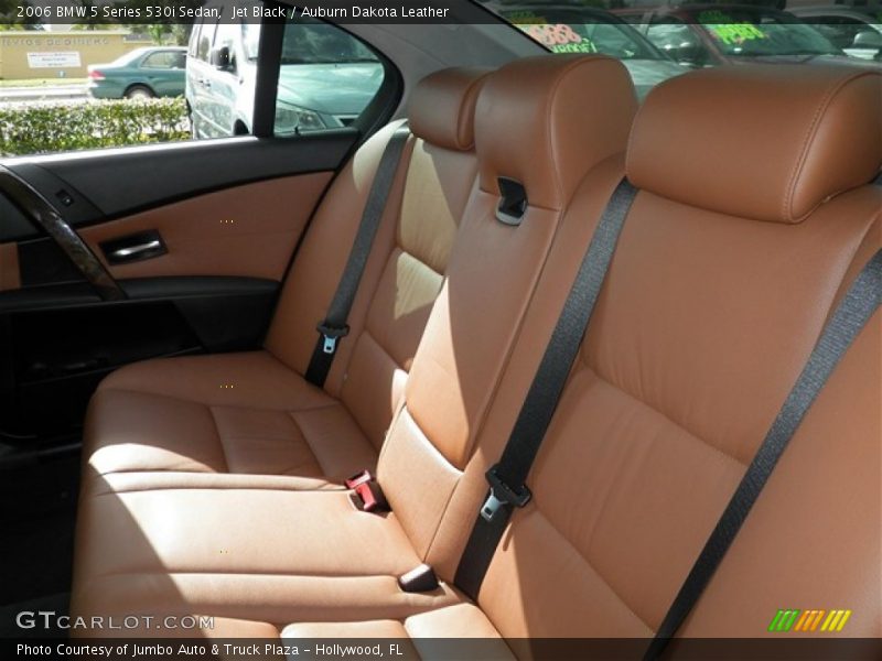 Jet Black / Auburn Dakota Leather 2006 BMW 5 Series 530i Sedan