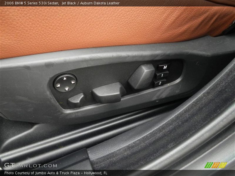 Jet Black / Auburn Dakota Leather 2006 BMW 5 Series 530i Sedan