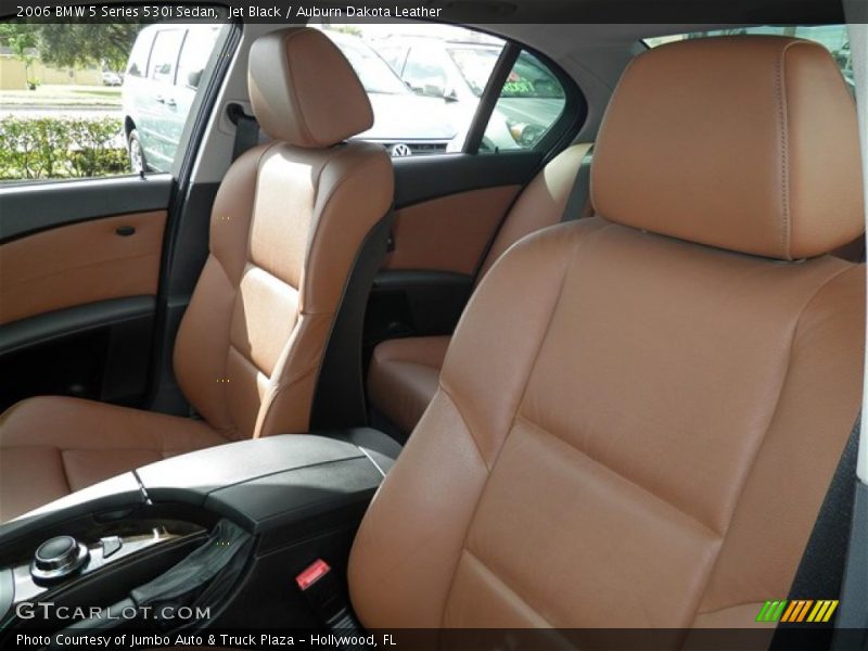 Jet Black / Auburn Dakota Leather 2006 BMW 5 Series 530i Sedan
