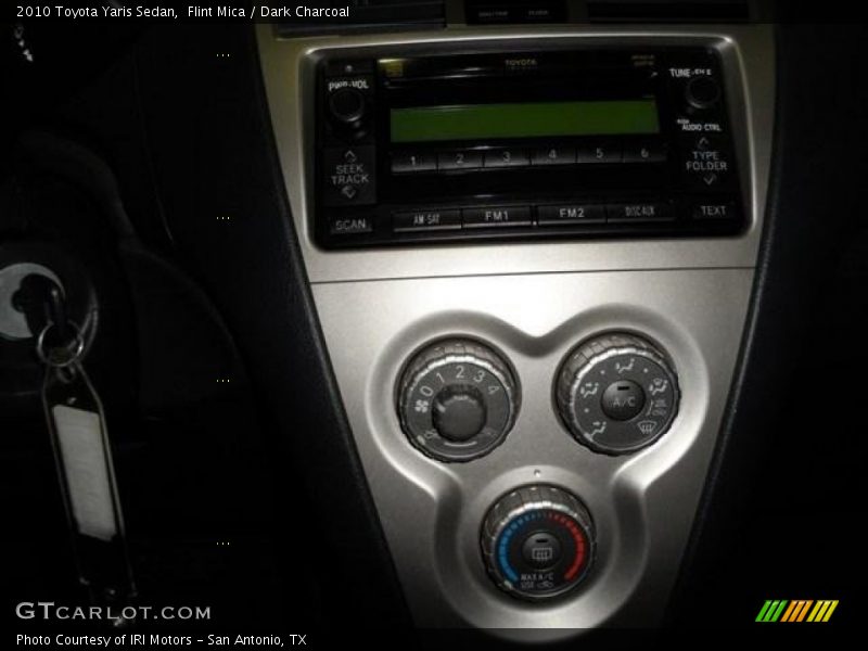 Flint Mica / Dark Charcoal 2010 Toyota Yaris Sedan