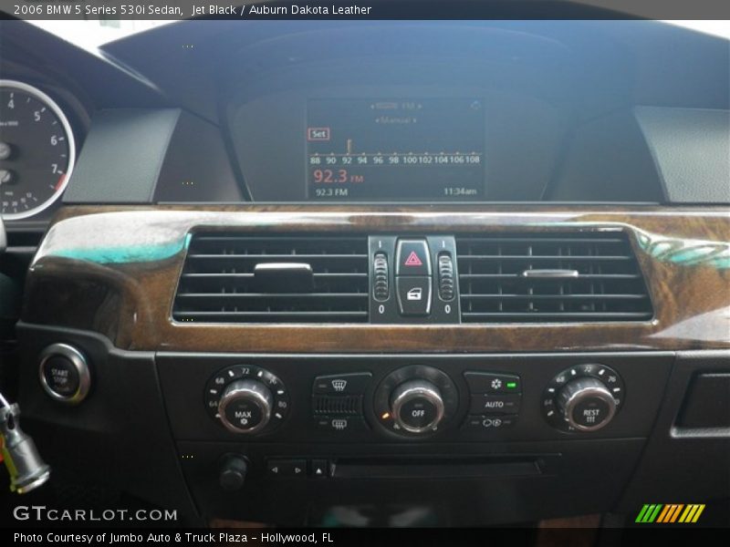 Jet Black / Auburn Dakota Leather 2006 BMW 5 Series 530i Sedan
