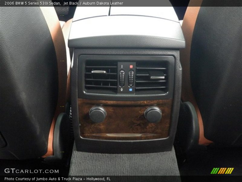 Jet Black / Auburn Dakota Leather 2006 BMW 5 Series 530i Sedan