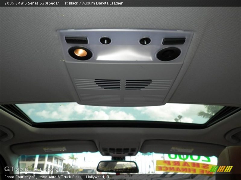 Jet Black / Auburn Dakota Leather 2006 BMW 5 Series 530i Sedan
