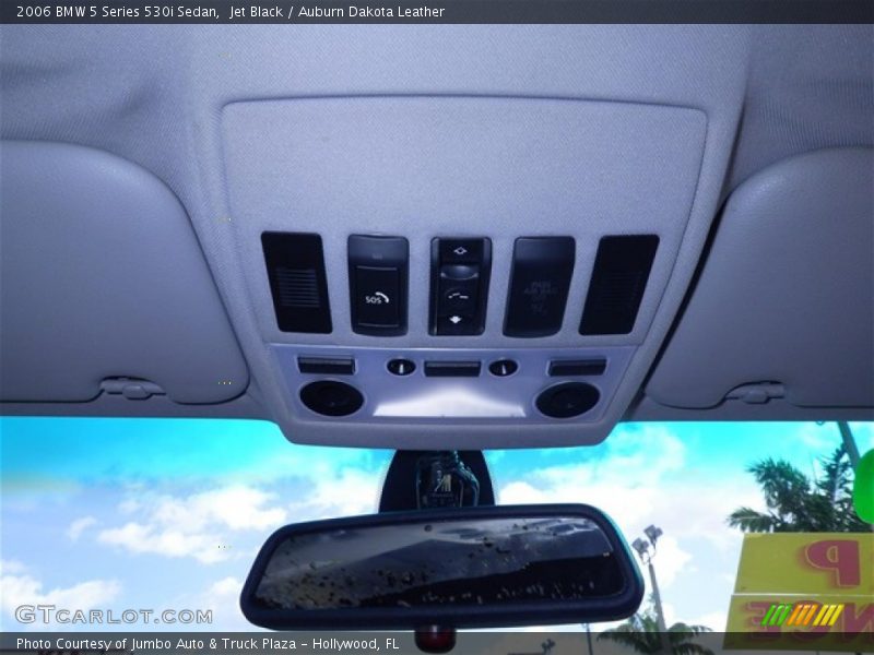 Jet Black / Auburn Dakota Leather 2006 BMW 5 Series 530i Sedan