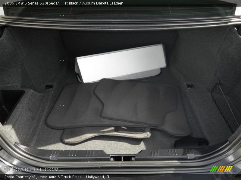 Jet Black / Auburn Dakota Leather 2006 BMW 5 Series 530i Sedan