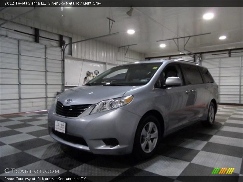 Silver Sky Metallic / Light Gray 2012 Toyota Sienna LE