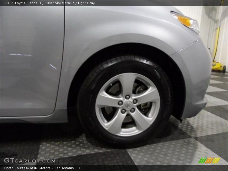 Silver Sky Metallic / Light Gray 2012 Toyota Sienna LE