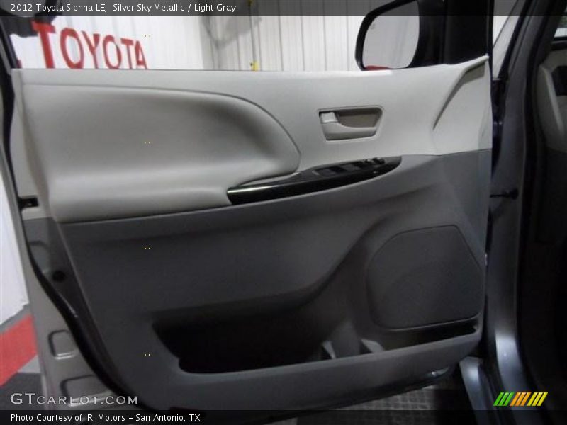 Silver Sky Metallic / Light Gray 2012 Toyota Sienna LE