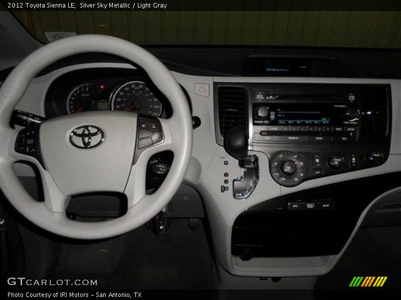 Silver Sky Metallic / Light Gray 2012 Toyota Sienna LE