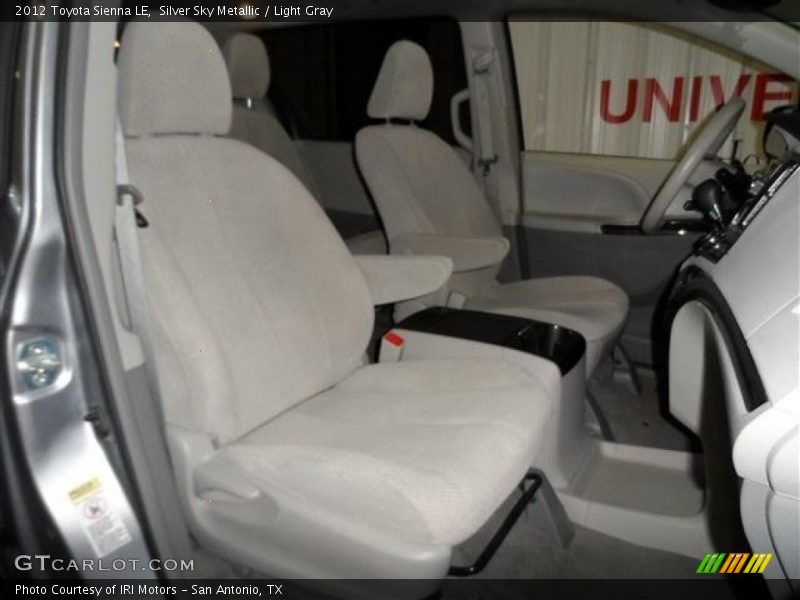 Silver Sky Metallic / Light Gray 2012 Toyota Sienna LE