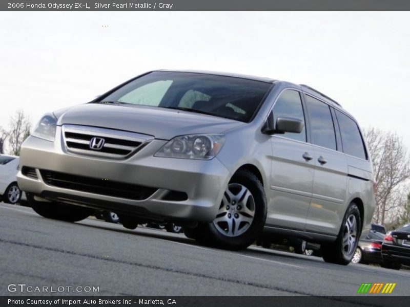 Silver Pearl Metallic / Gray 2006 Honda Odyssey EX-L