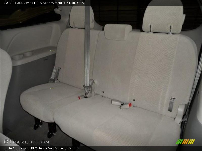Silver Sky Metallic / Light Gray 2012 Toyota Sienna LE